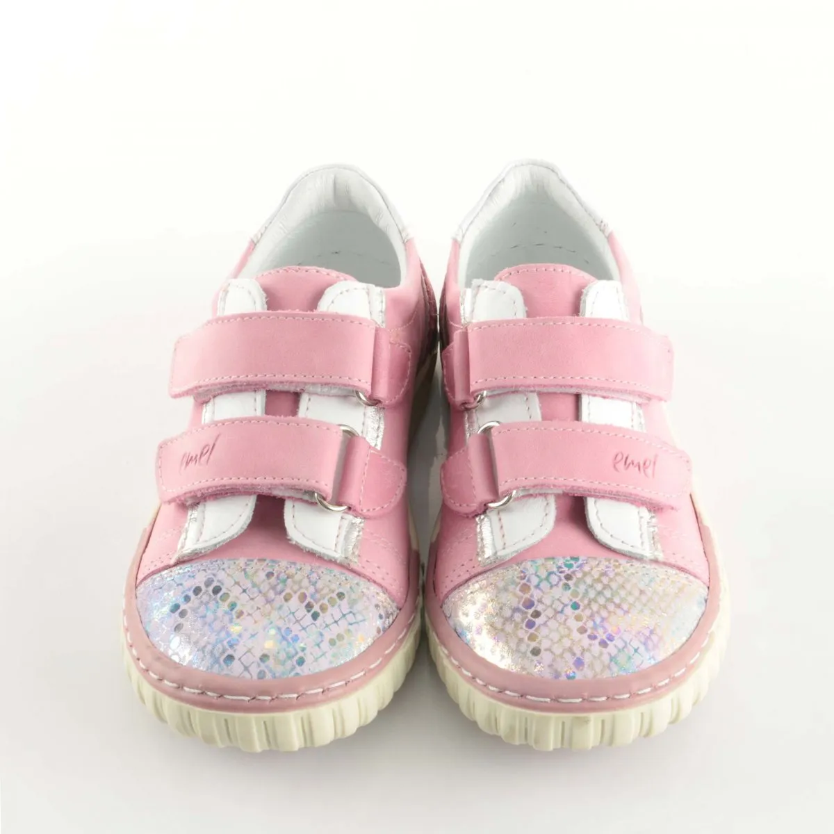 (2066-8 / 2071-8) Pink low Velcro Trainers