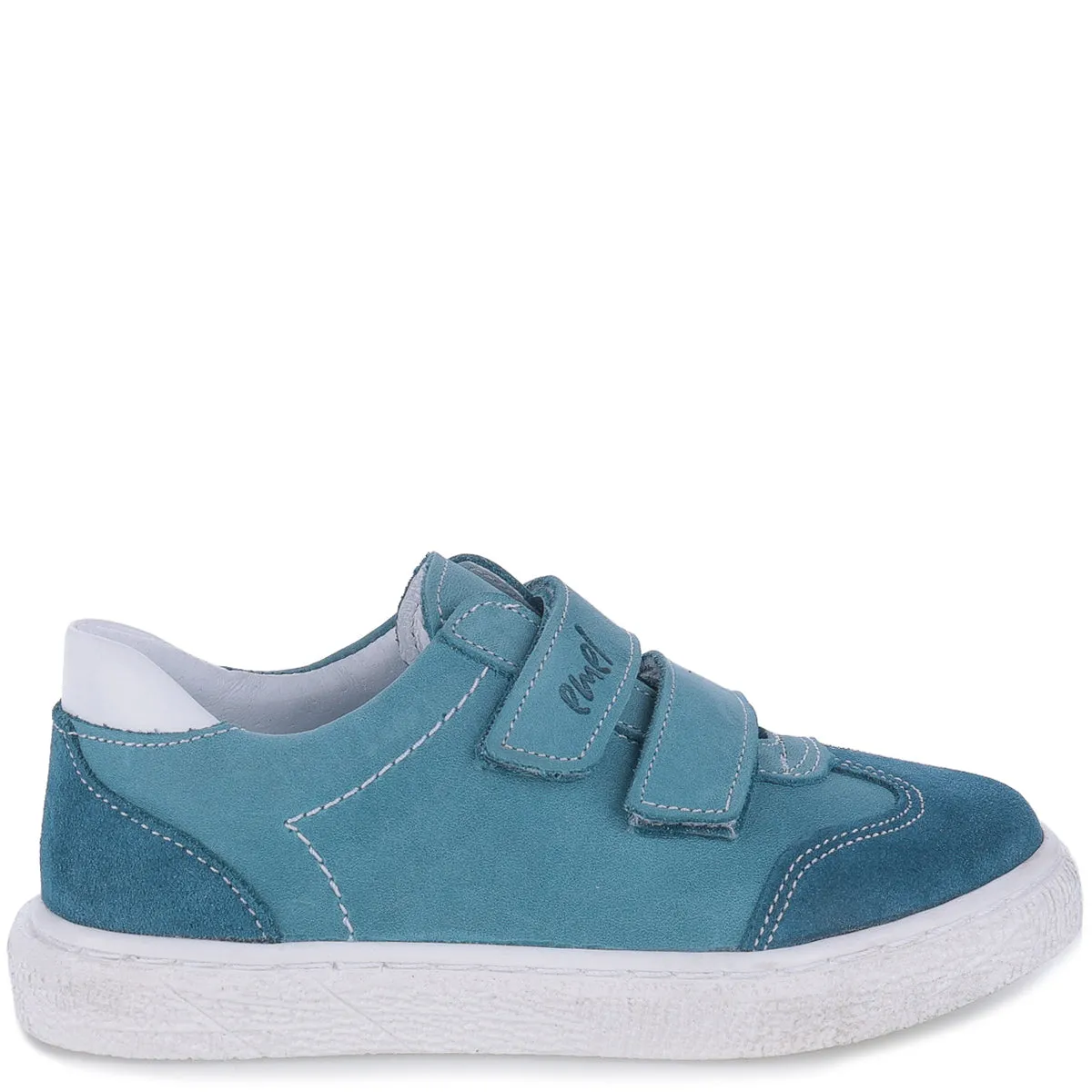 (2708D-4) Low Velcro sneakers blue all