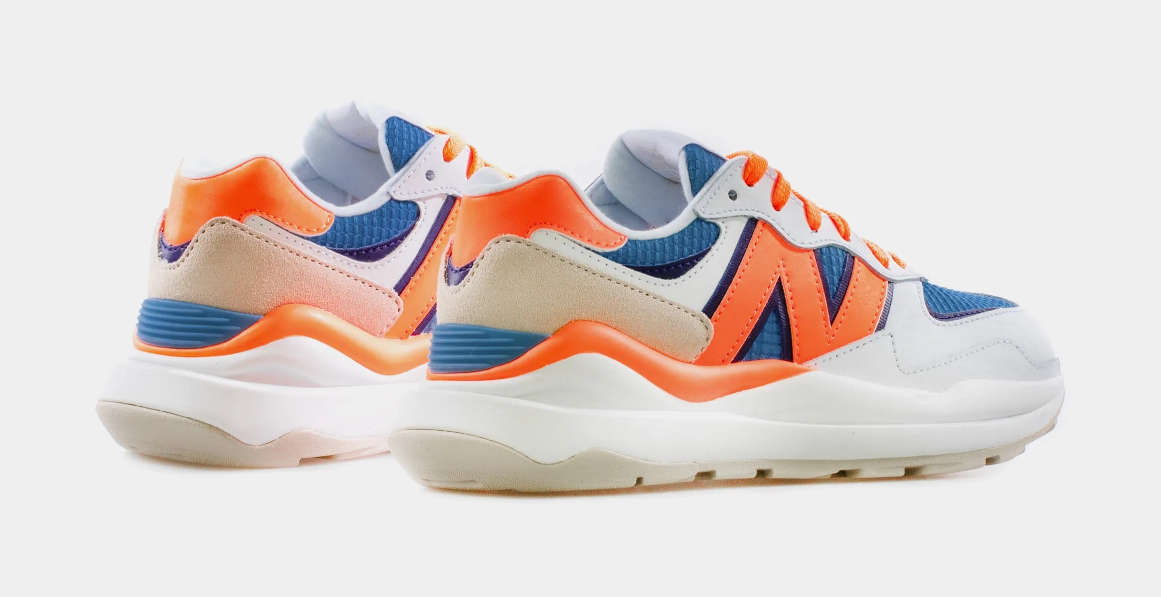 57/40 Womens Lifestyle Shoe (Blue/Orange/White)