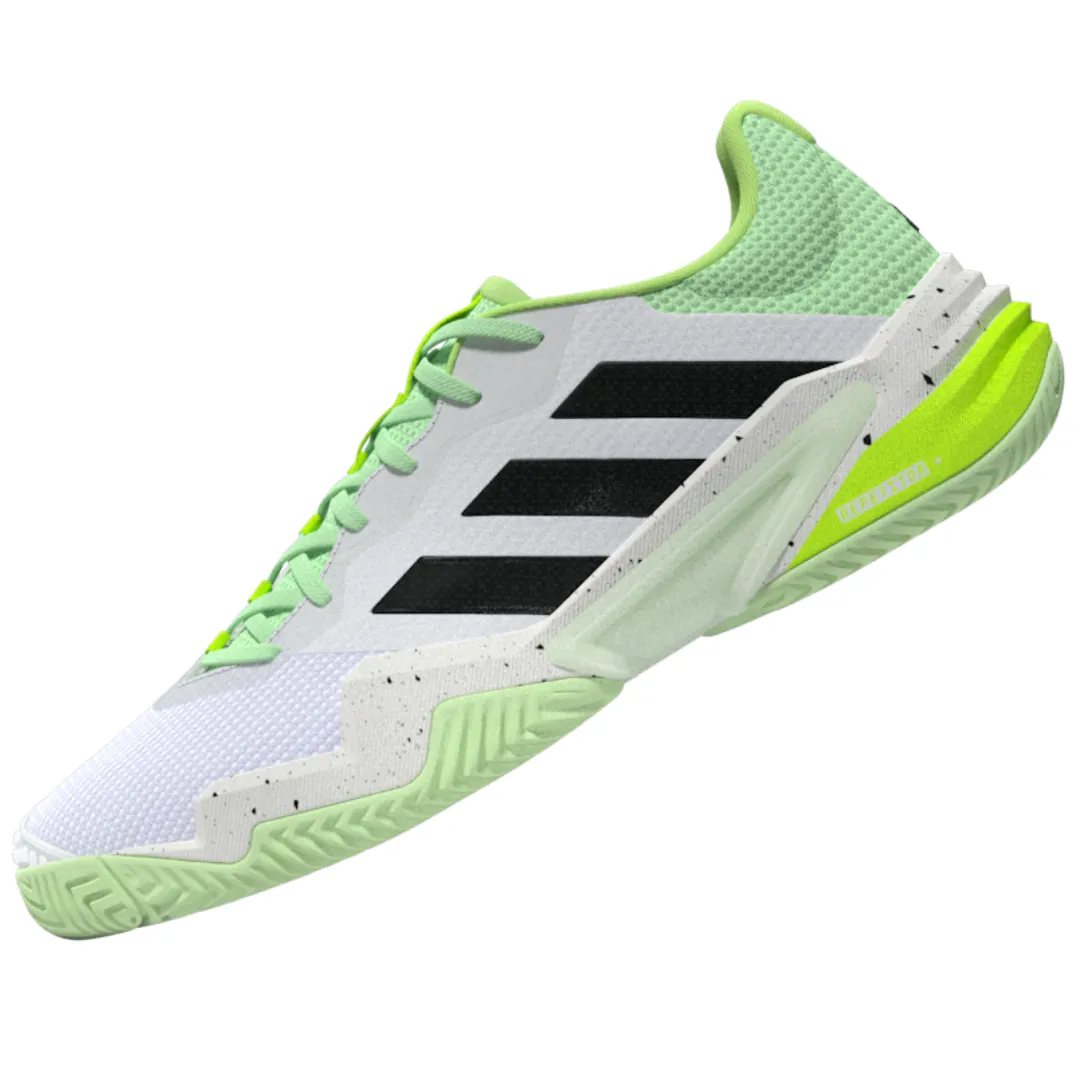 Adidas Barricade 13 Mens Tennis Shoes - White/Black/Green