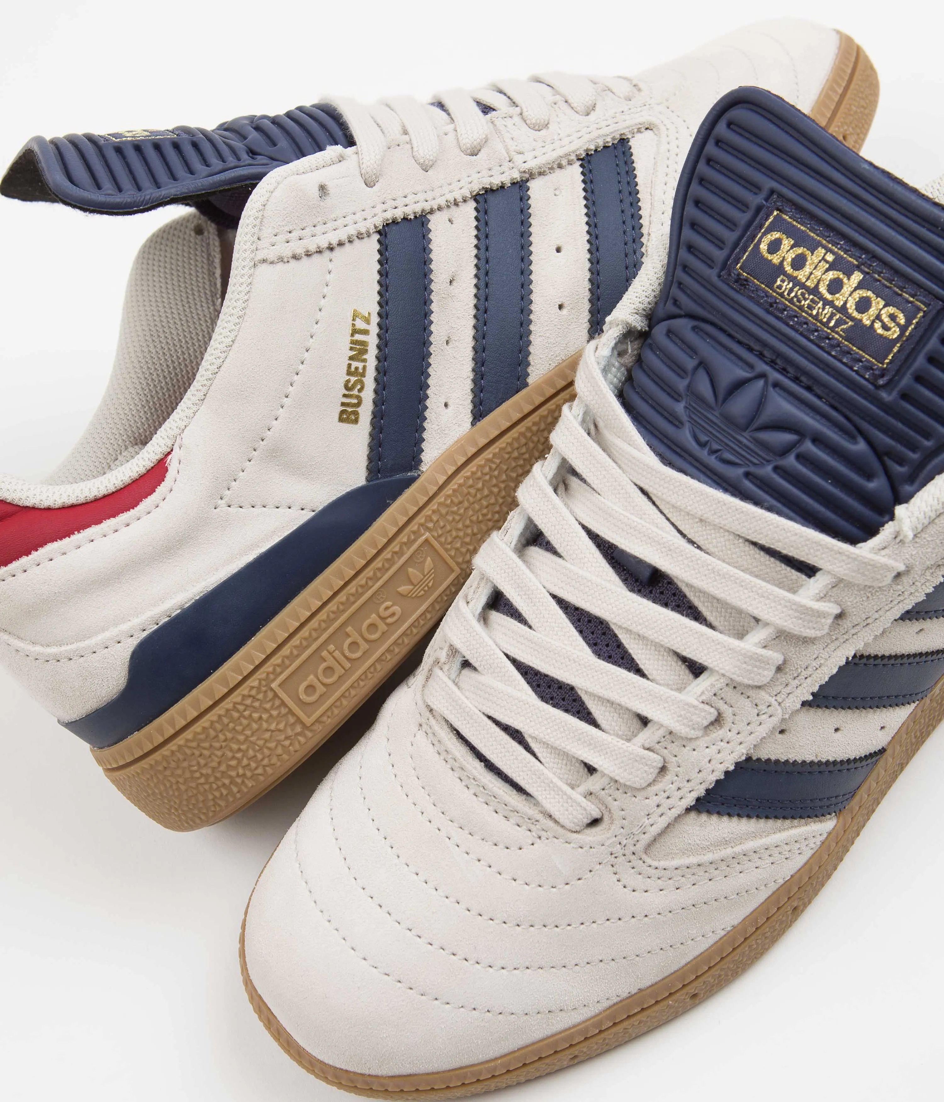 Adidas Busenitz Shoes - Clear Brown / Shadow Navy / Scarlet