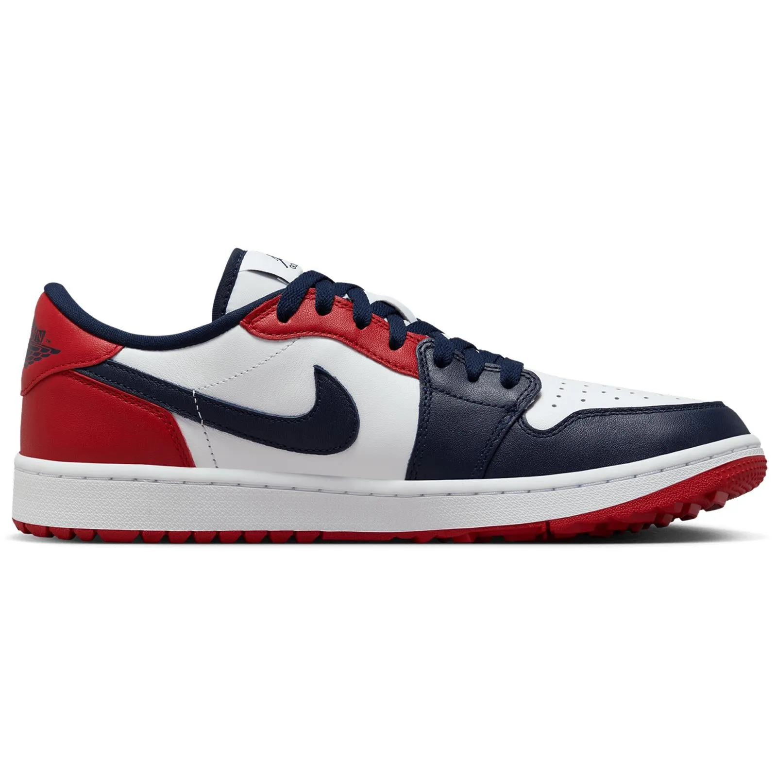 Air Jordan 1 Low Golf Shoes White/Red - 2024