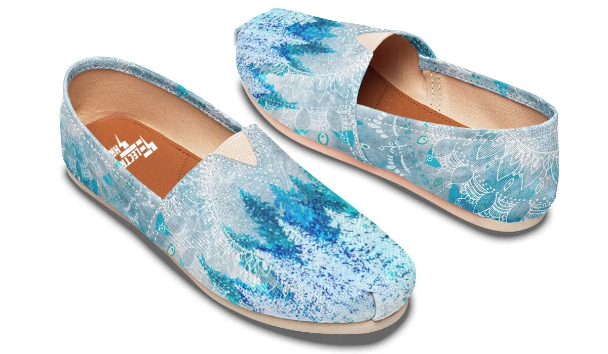 Among The Pines Mandala Casual Slip on Shoes