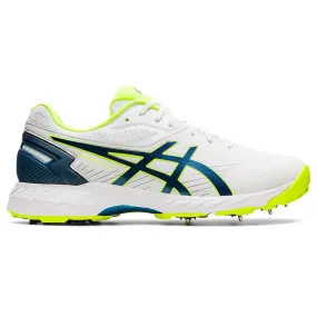 Asics 350 Not Out FF Cricket Shoes - White/Mako Blue