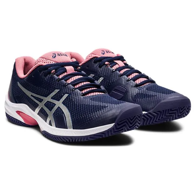 Asics Womens Court Speed FF Tennis Shoes - Peacoat/Pure Silver