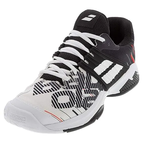 Babolat Propulse Fury All Court Adults White Black Handball Volleyball Basketball Tennis Shoes