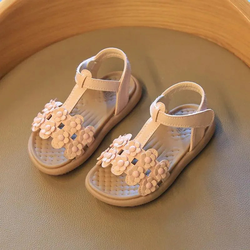 Beautiful Applique Toddler Girl's Casual Shoes - G04093 Sandals