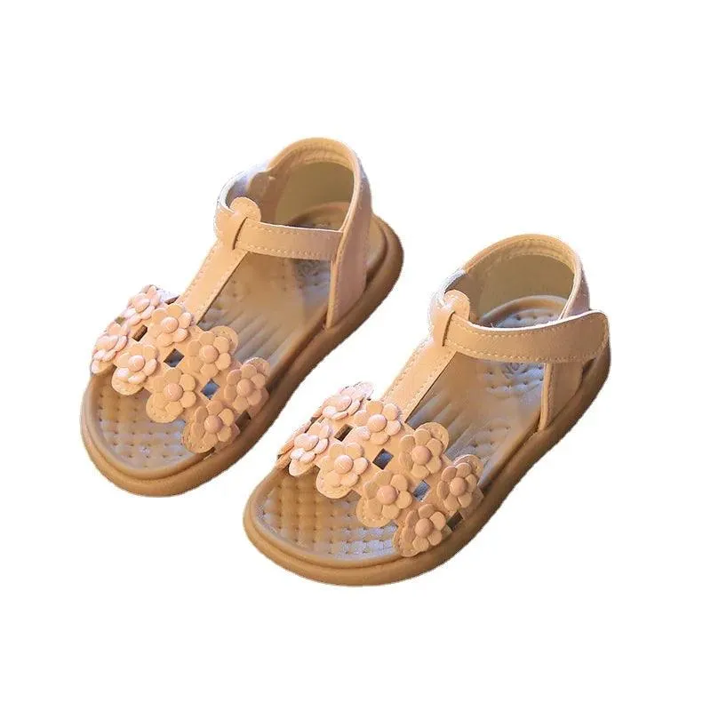 Beautiful Applique Toddler Girl's Casual Shoes - G04093 Sandals