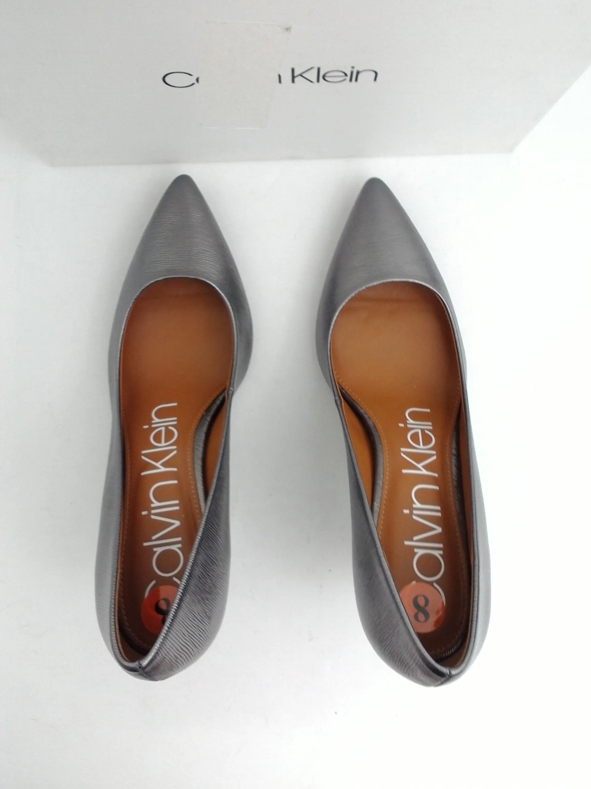 Calvin Klein Women's Gayle Metal Birch Size 8 M