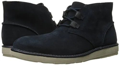 CLARKS MEN'S FAYEMAN HI CHUKKA BOOT, NAVY, 13 M US