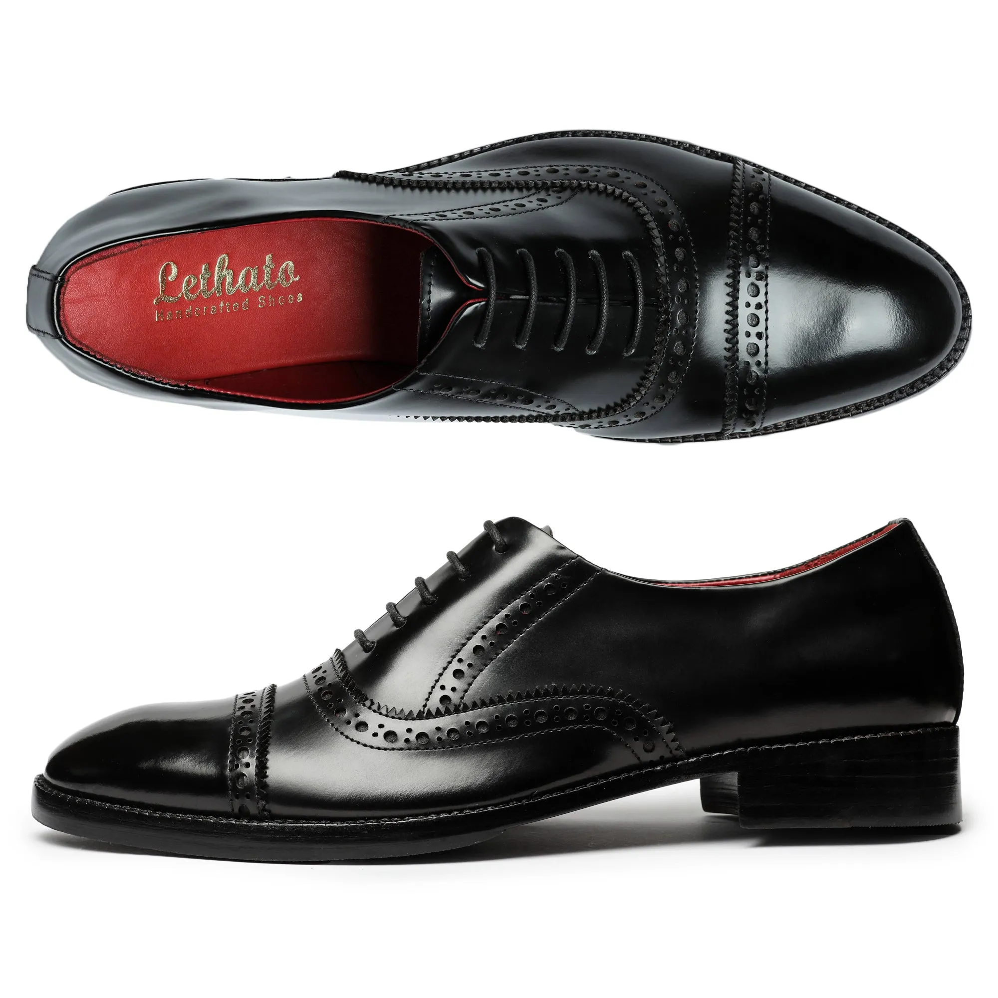 Classic Captoe Oxford - Black