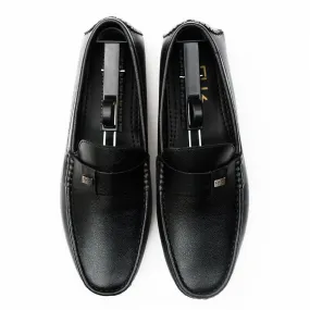 FHS Cross-Strapped Mocassin - Black