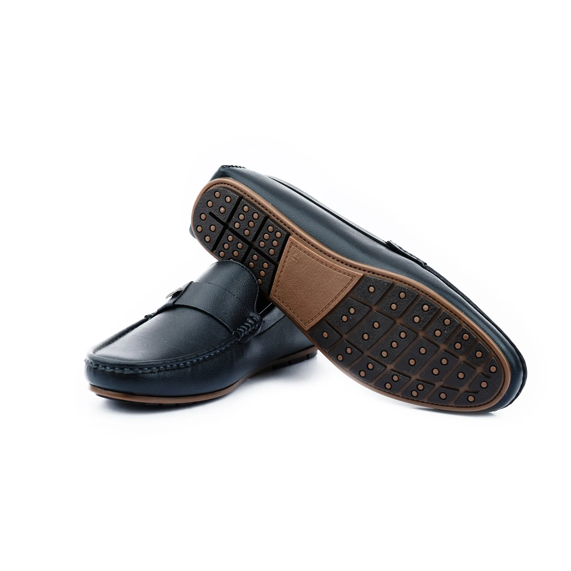 FHS Cross-Strapped Mocassin - Navy