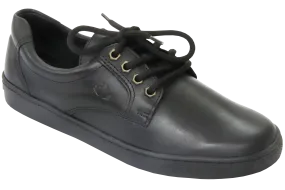 Froggies Lace Up School Shoes - Black