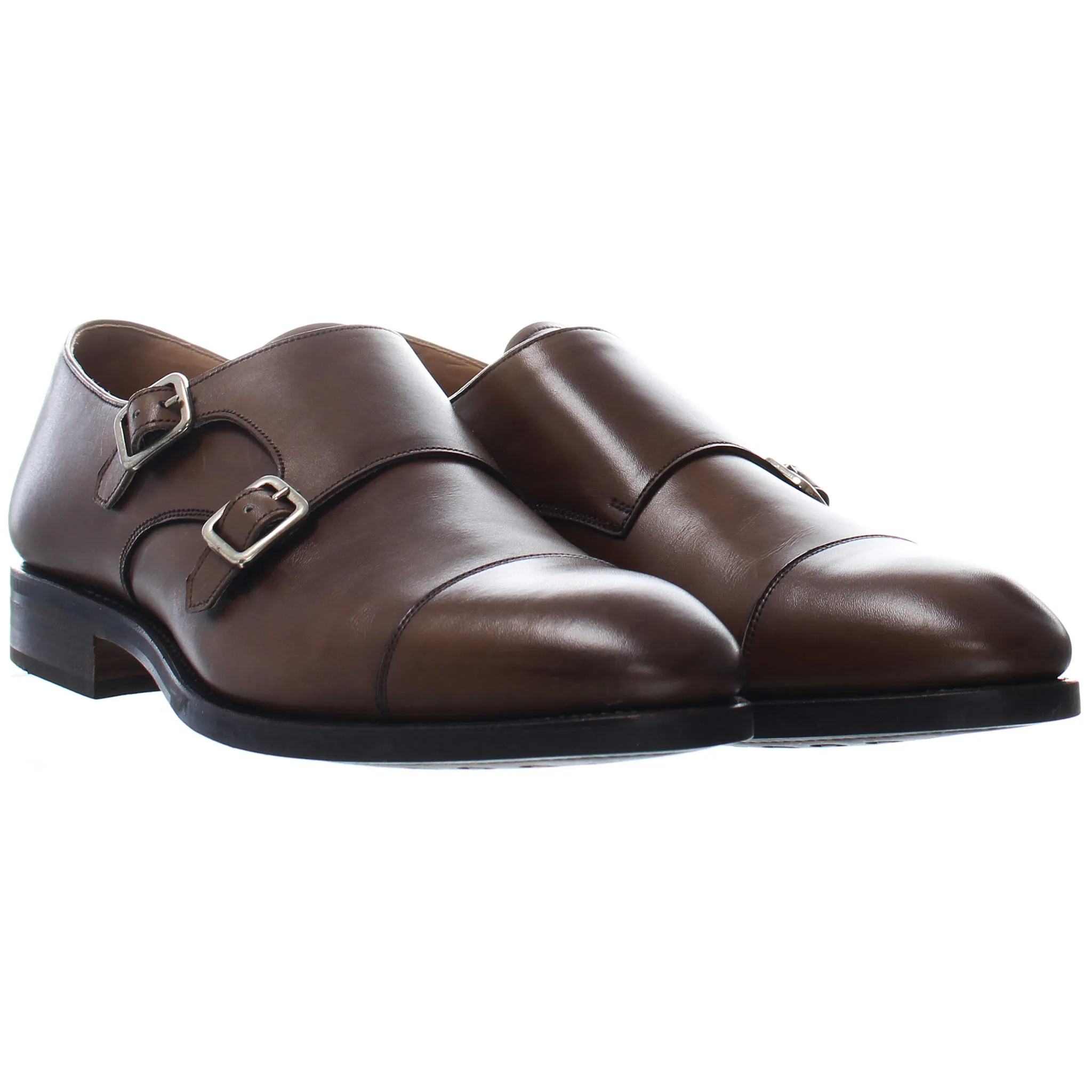 Hackett Inc Dblmnk Mens Brown Shoes