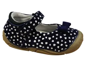 Hush Puppies Party Starter Kids Navy Shoes