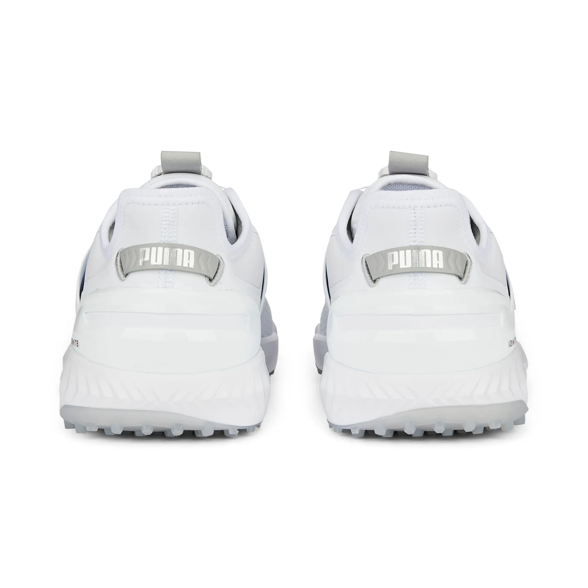 IGNITE ELEVATE DISC Spikeless Golf Shoes | Puma White / Puma Silver