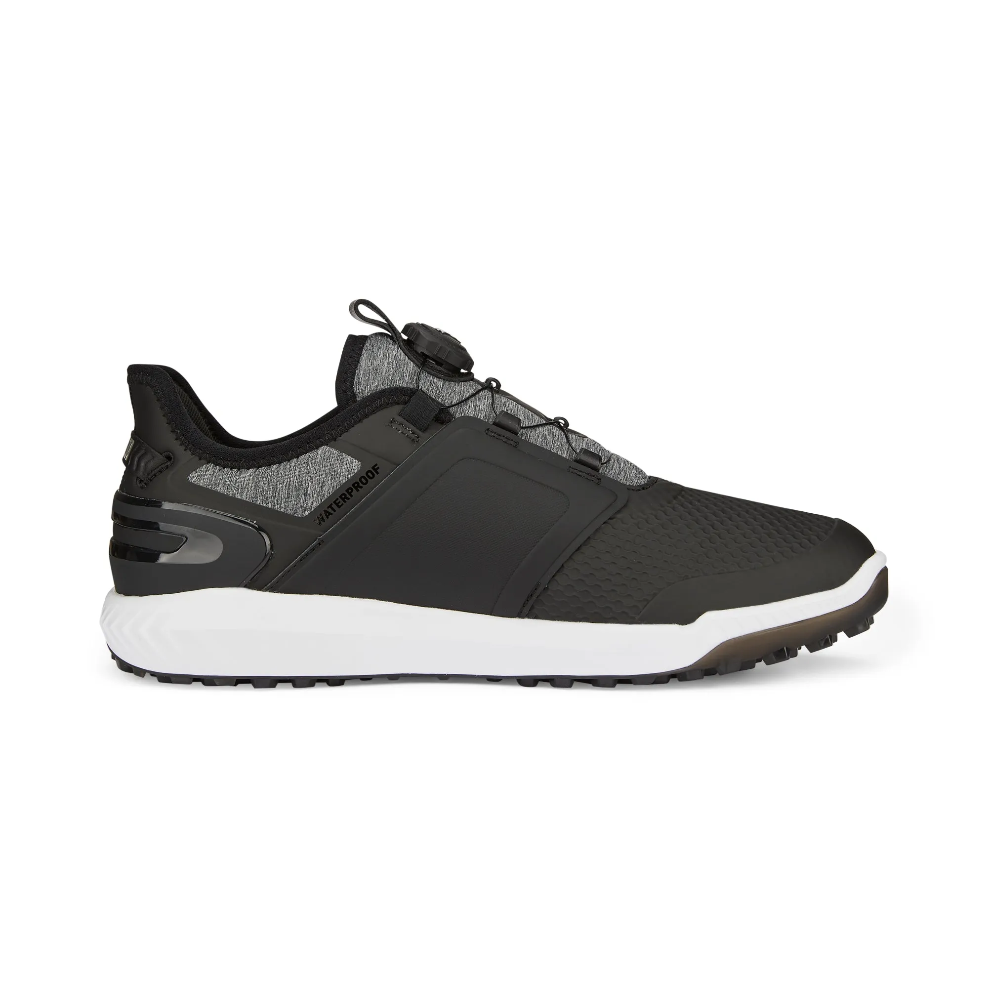 IGNITE ELEVATE DISC Spikeless Golf Shoes | Puma Black / Puma Silver