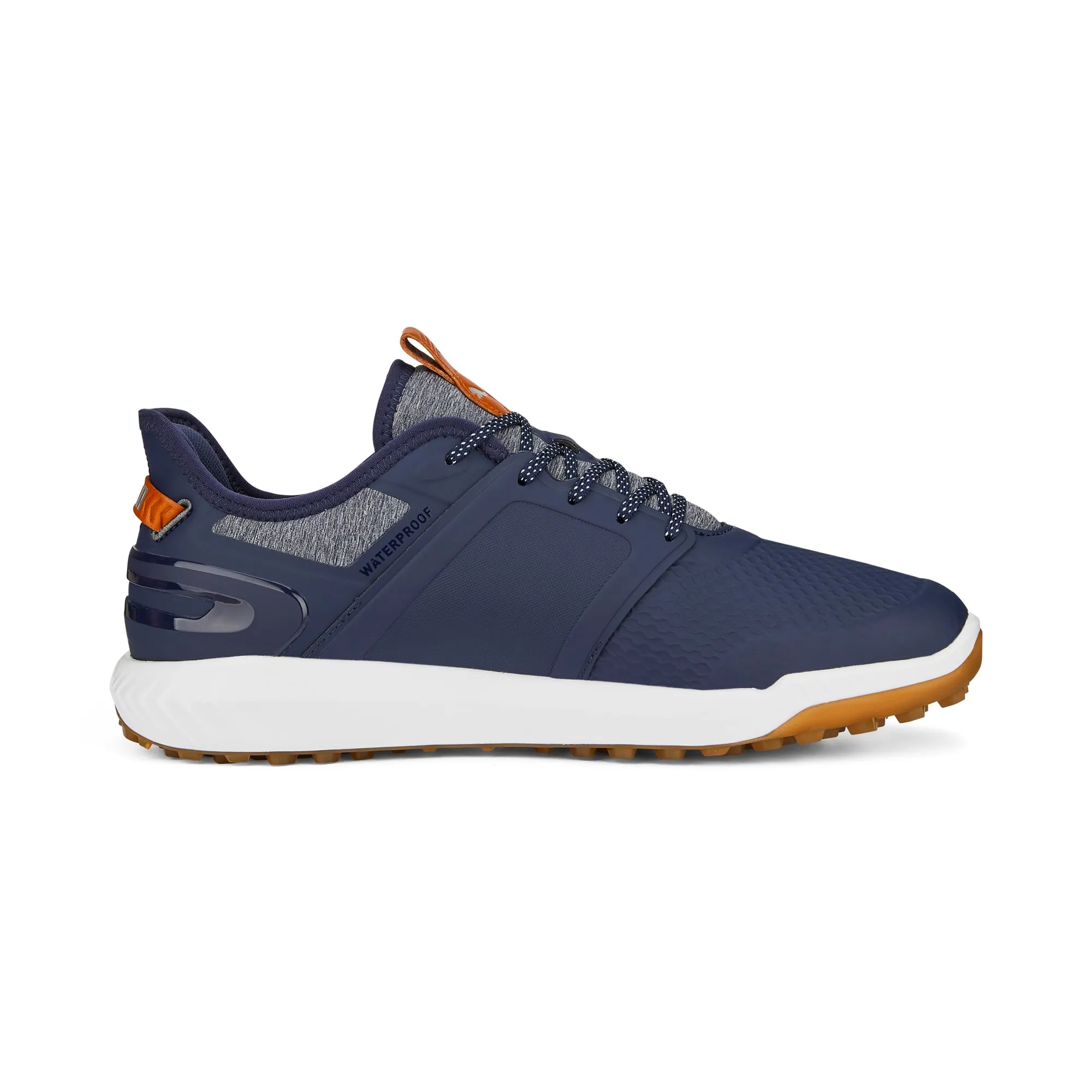 IGNITE ELEVATE Wide Spikeless Golf Shoes | Puma Navy / Puma Silver