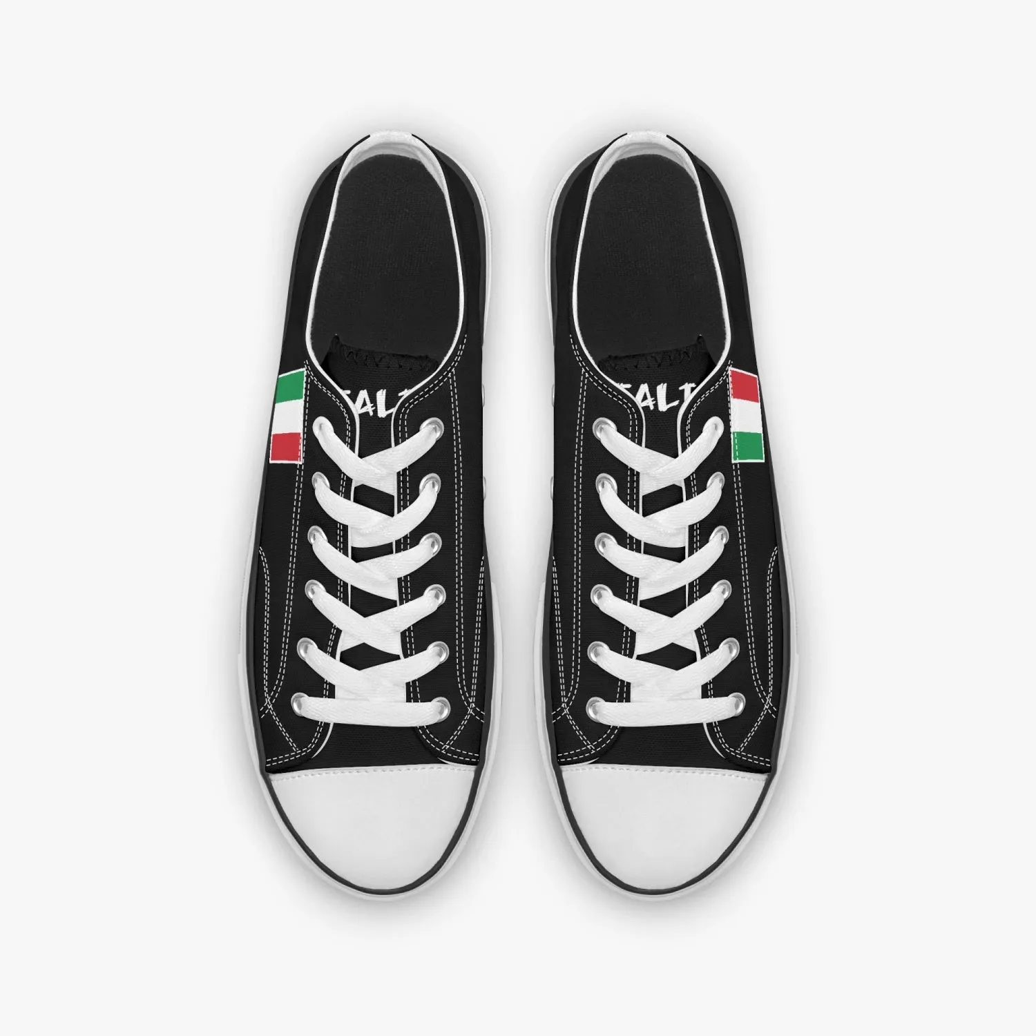 Italian Flag Low Top Shoes Sneakers