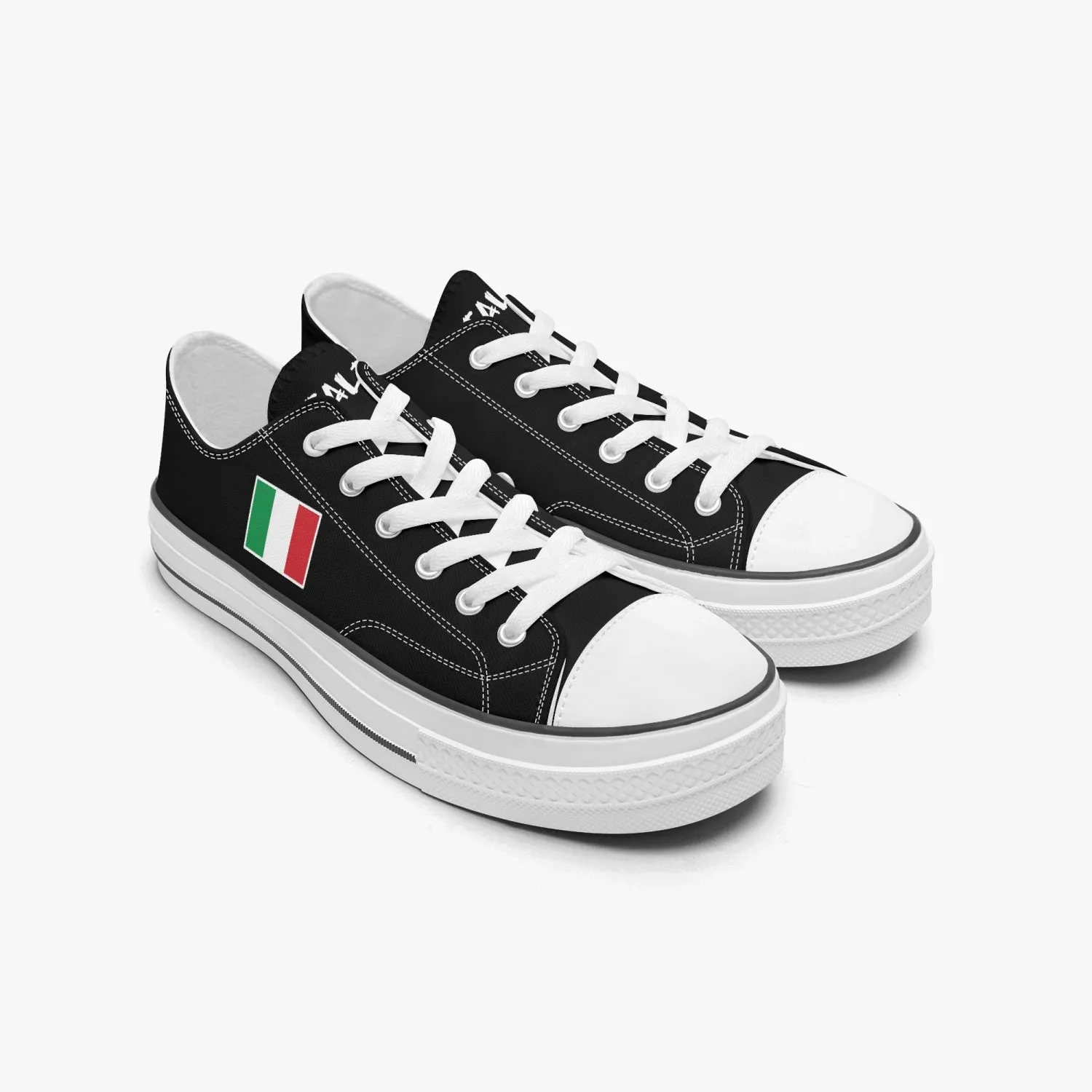 Italian Flag Low Top Shoes Sneakers