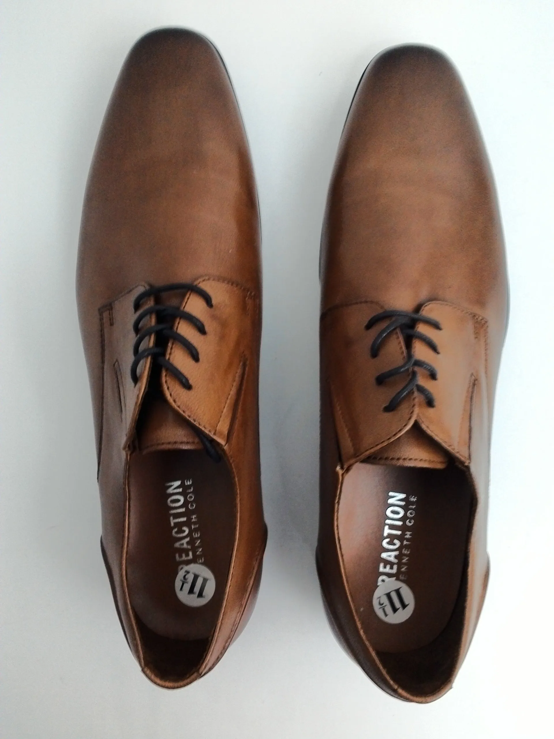 Kenneth Cole Reaction Men's Edison Brown Leather Size 11.5 B