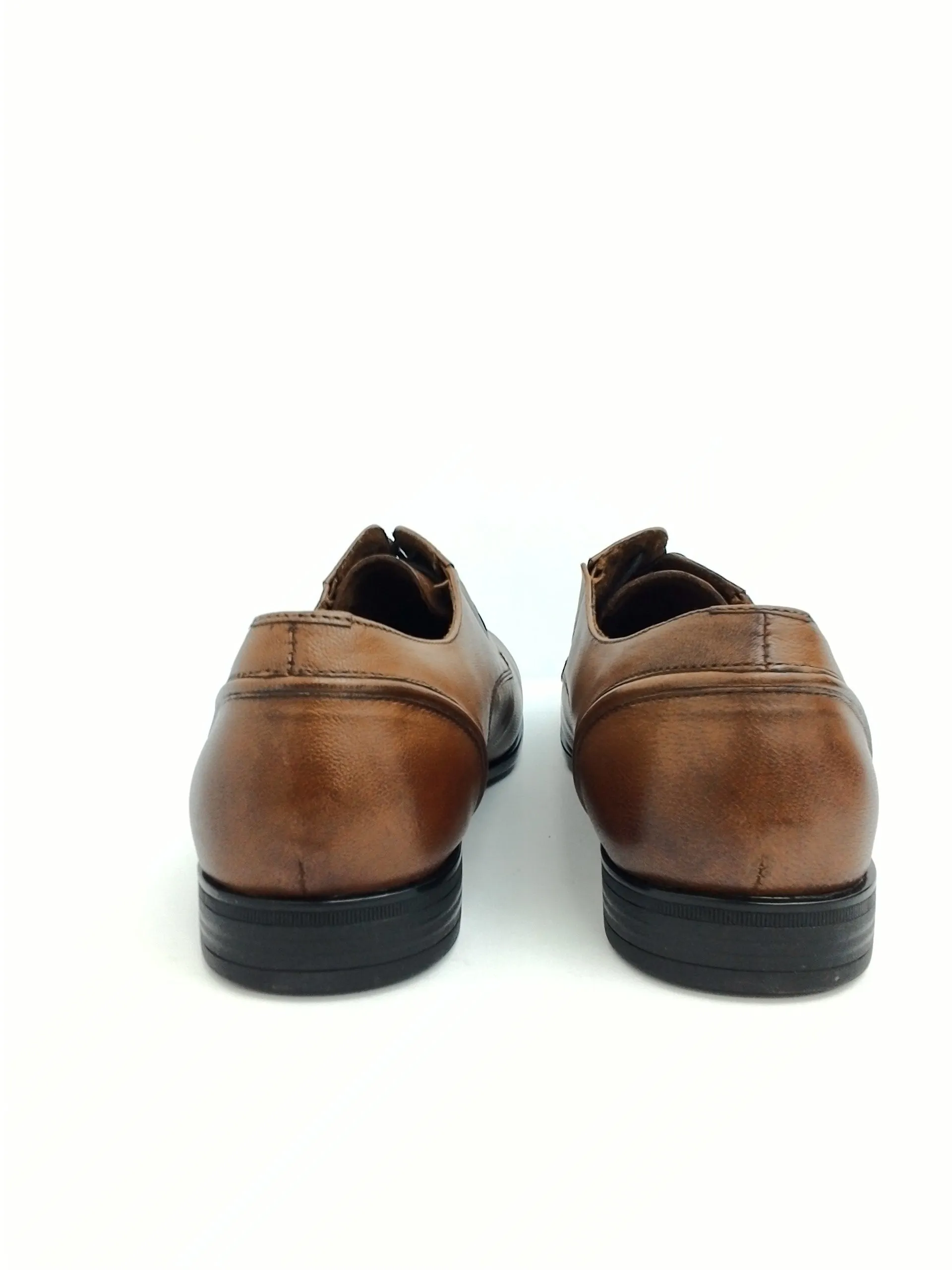 Kenneth Cole Reaction Men's Edison Brown Leather Size 11.5 B