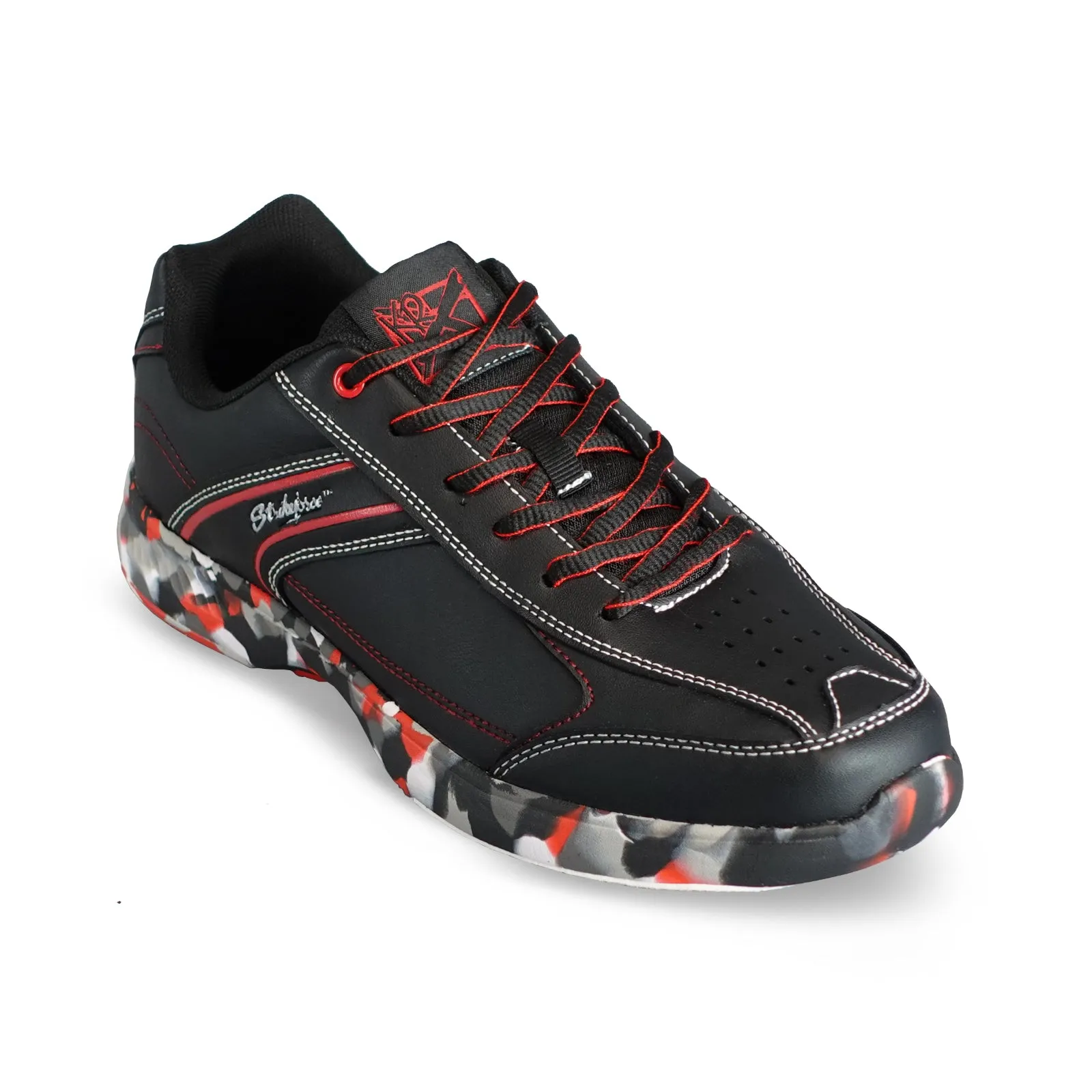 KR Strikeforce Mens Flyer Lite Red/Camo Bowling Shoes