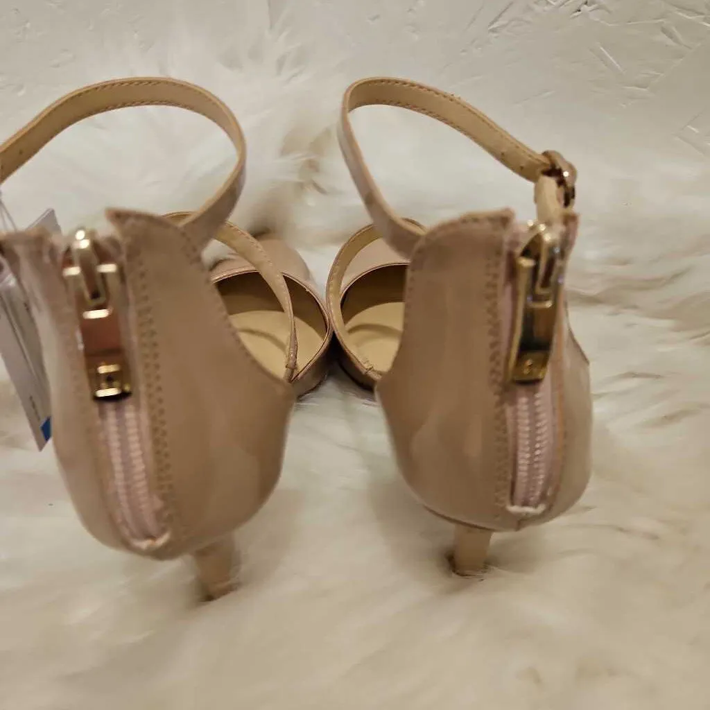 Liz Claiborne LC Hudson Nougat Memory Foam Heels Size 6.5