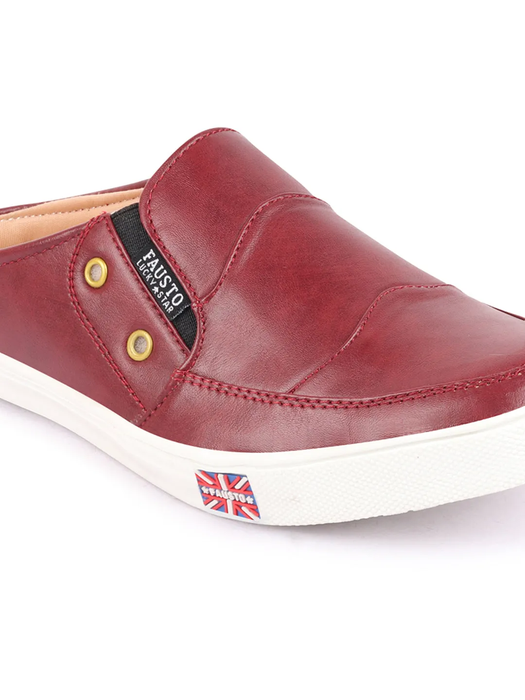 Men Cherry Casual Slip-On Shoes