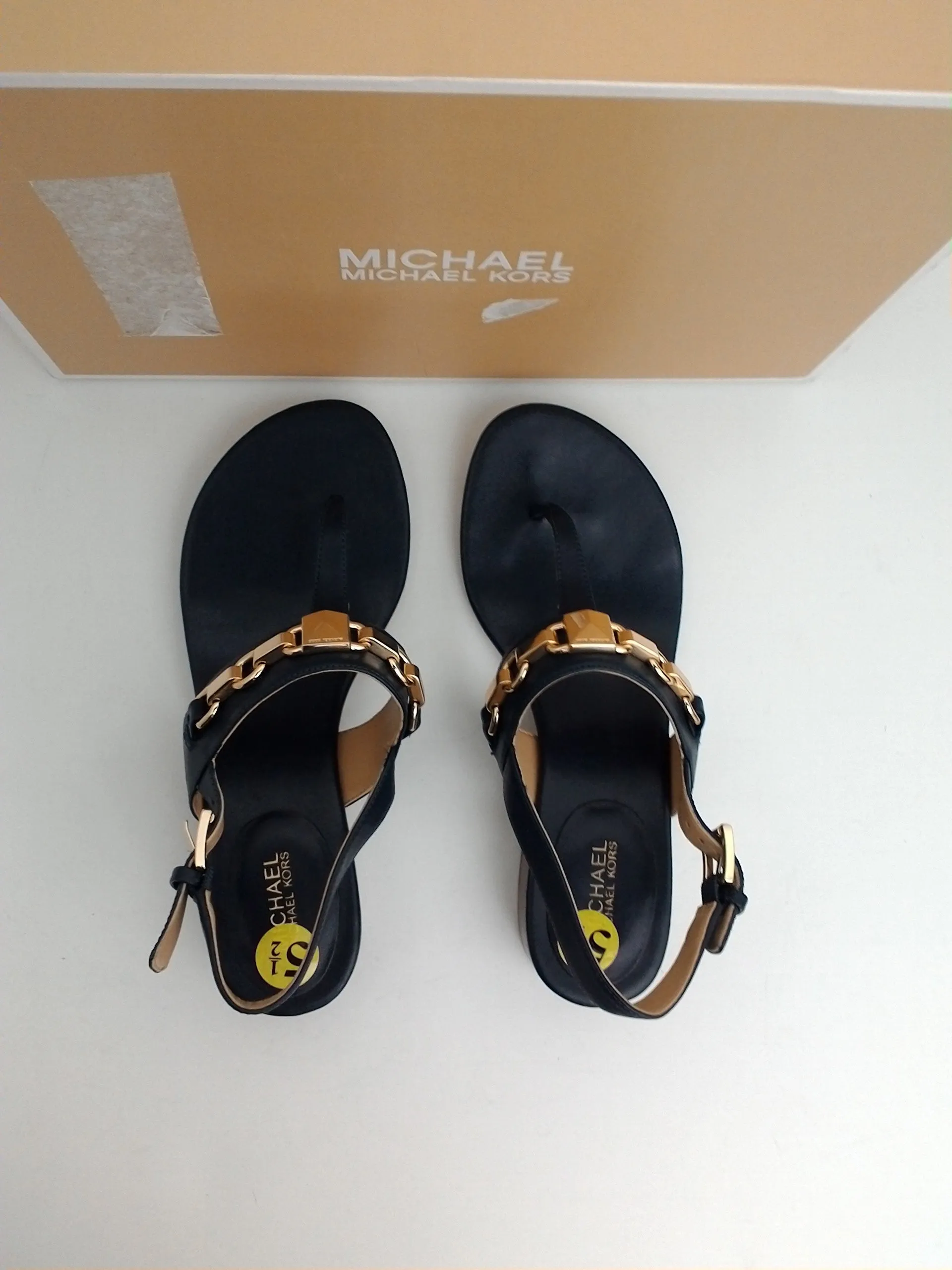 Michael Kors Charlton Women's Sandal leather admiral size 5.5 M