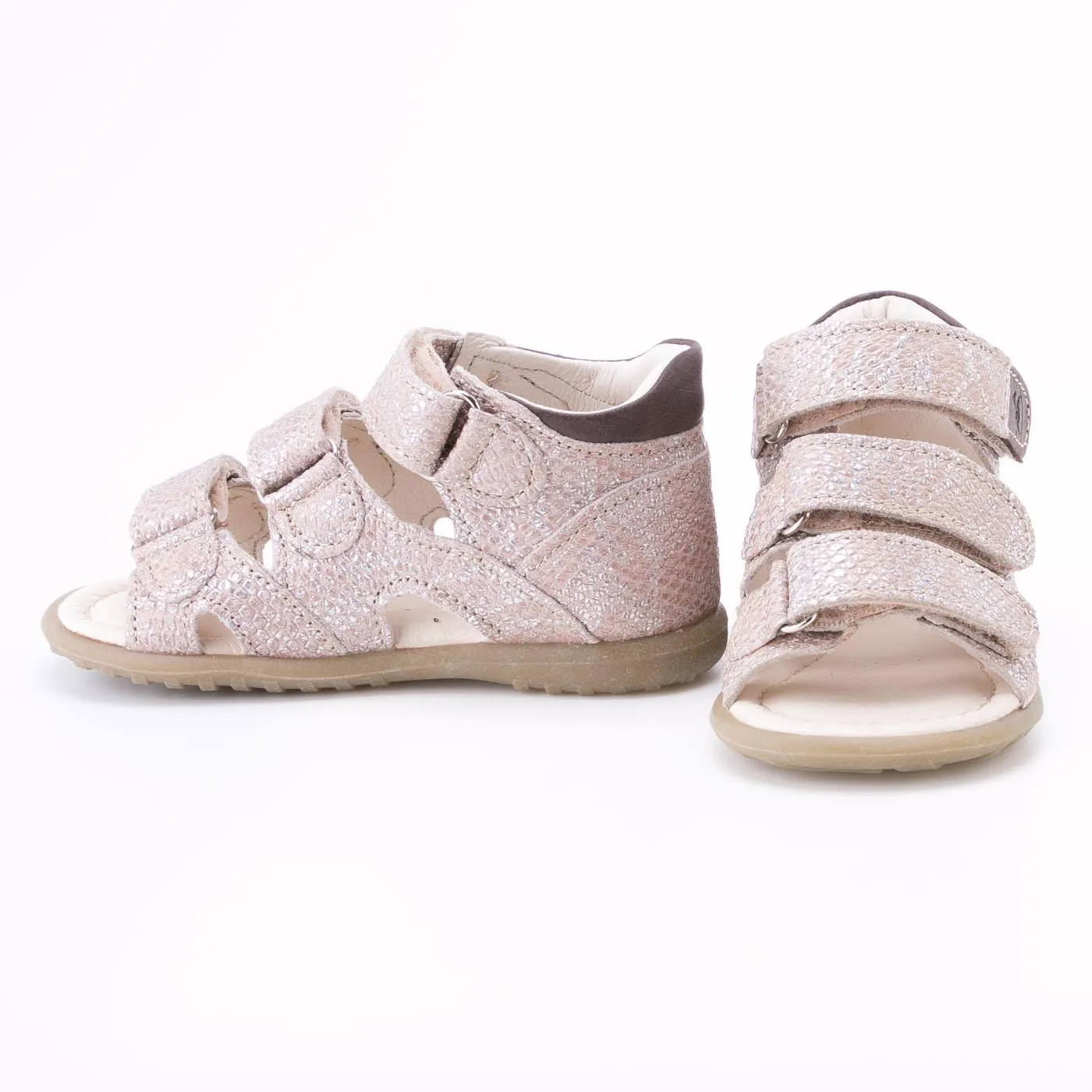 Neutral Shiny Sandals (2380-4)