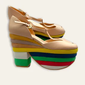 Rainbow Platform Shoes