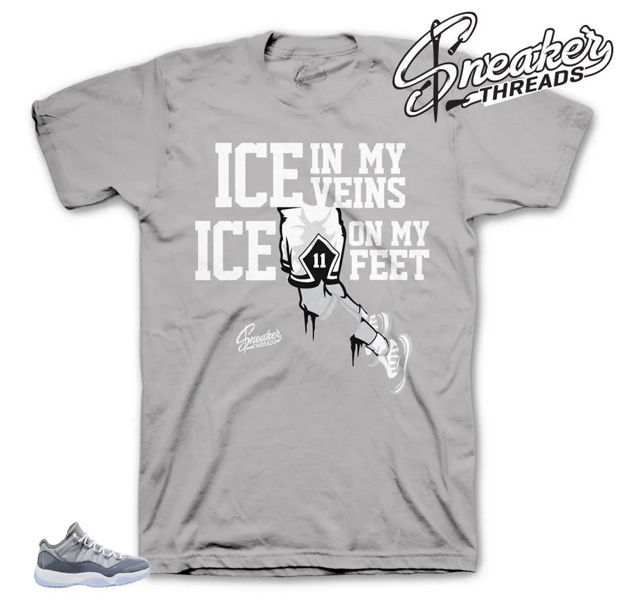 Retro 11 Cool Grey Ice In My Veins Shirt