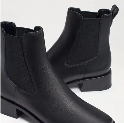 Thelma Chelsea Boot in Black Leather