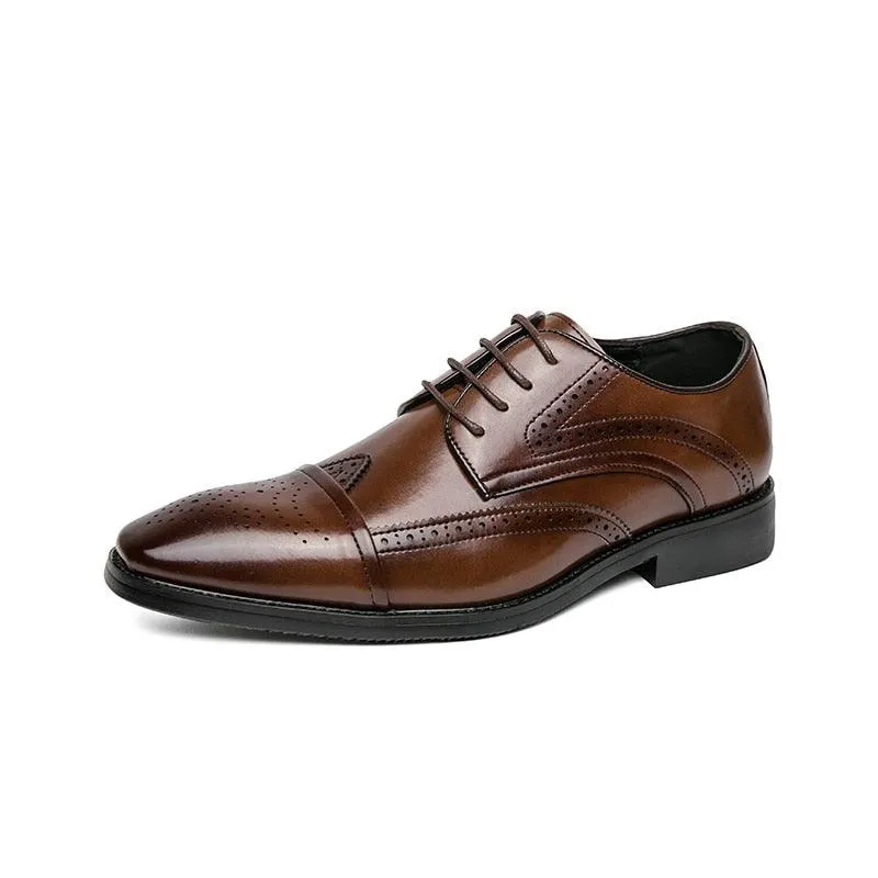 TZ104 Handmade Men's Oxford Dress Casual Formal Shoes