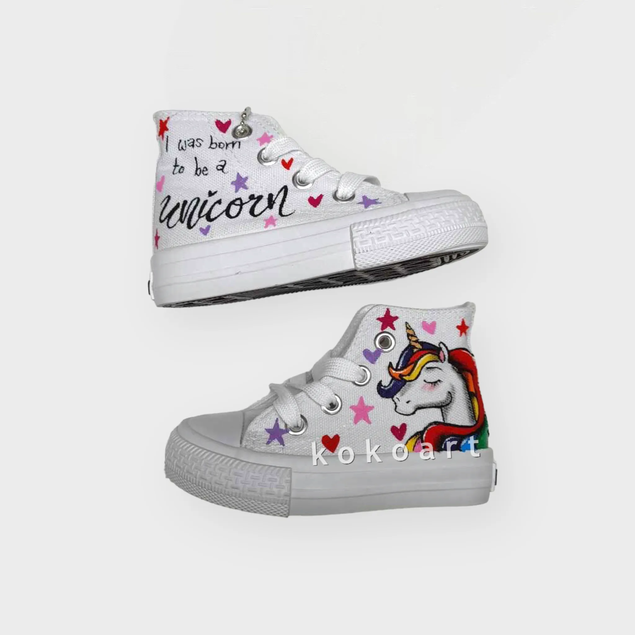 Unicorn Hand Painted Shoes