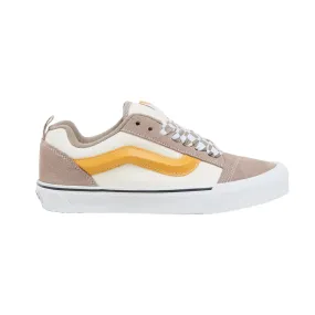 Vans Mens Knu Skool Sneakers - Multicolor Beige and Ochre - Stylish and Comfortable Footwear