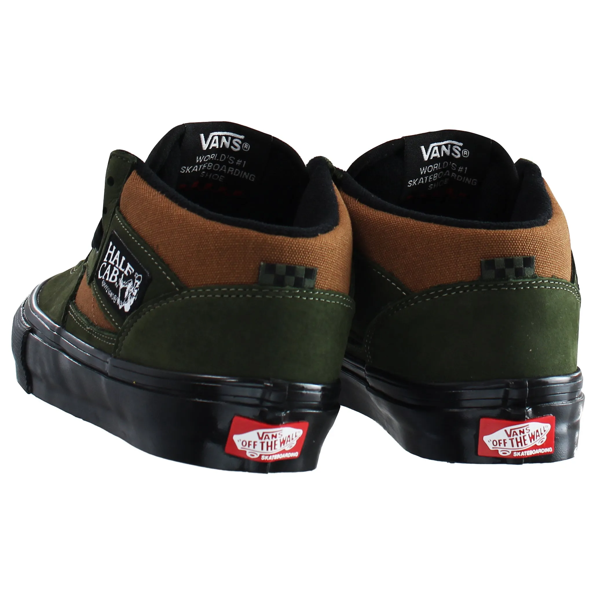 Vans Skate Half Cab Green Mens Shoes