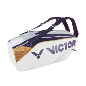 Victor BR9213TTY-AJ 6 Piece Racket Bag [Bright White/Medium Purple]