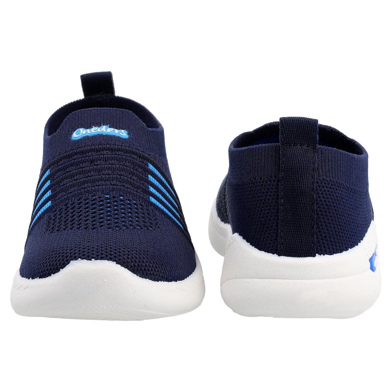 Walkaroo Kids Pull-on Sock Shoes - WK335 Navy Blue