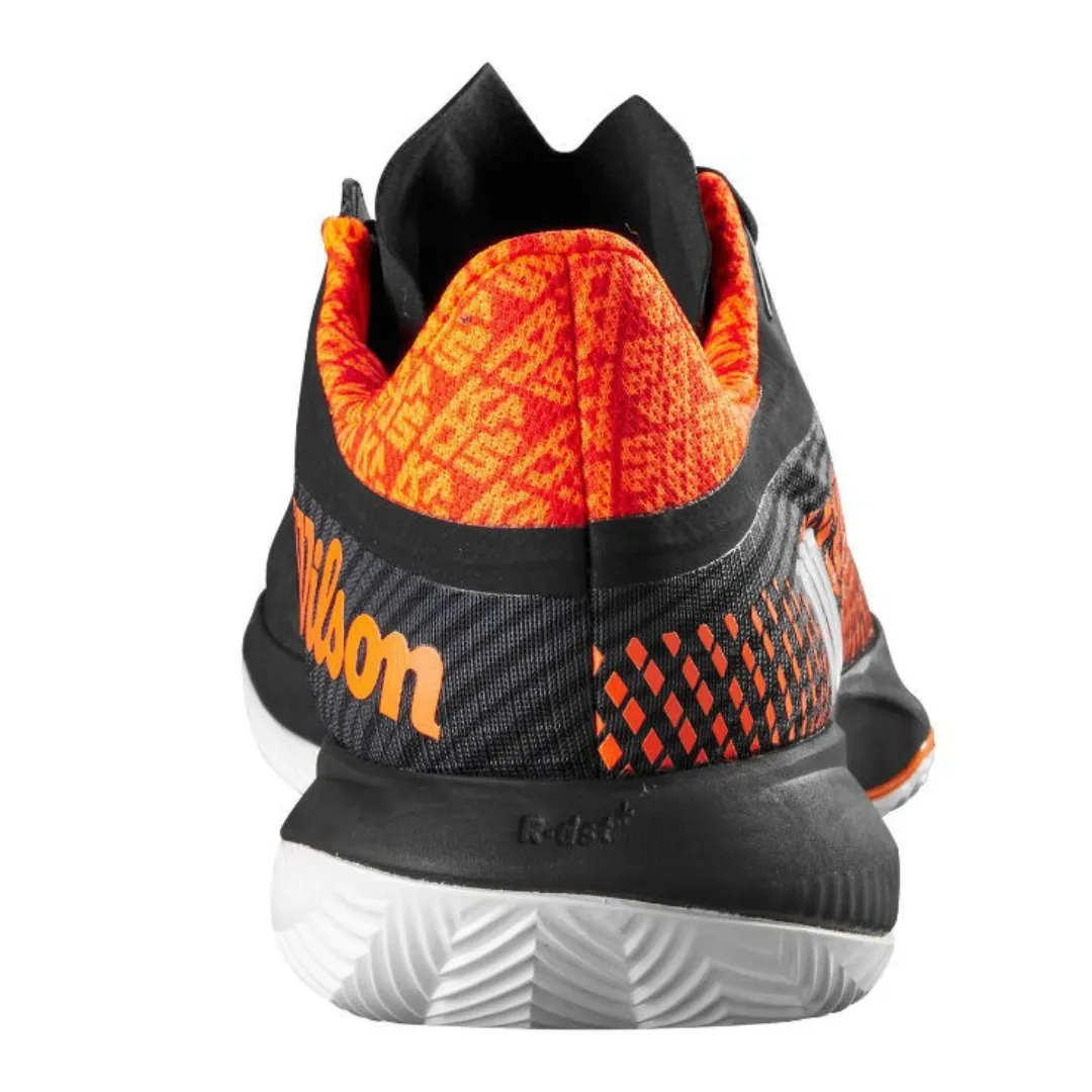 Wilson 2023 Kaos Swift 1.5 Men's Tennis Shoes - Black/Phantom/Shocking Orange