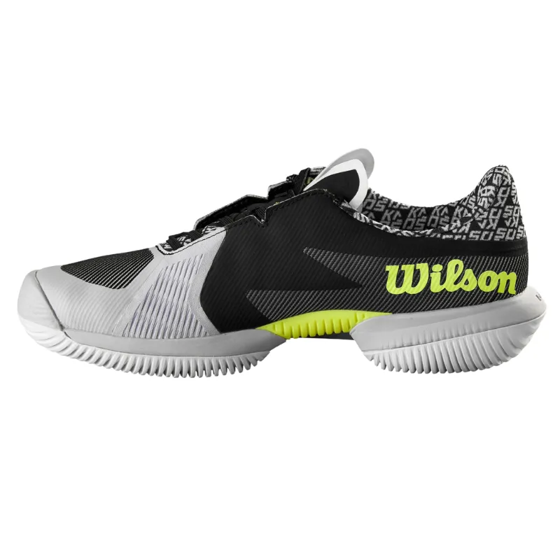 Wilson Kaos Swift 1.5 Mens Tennis Shoes - Pearl Blue / Black / Safety Yellow