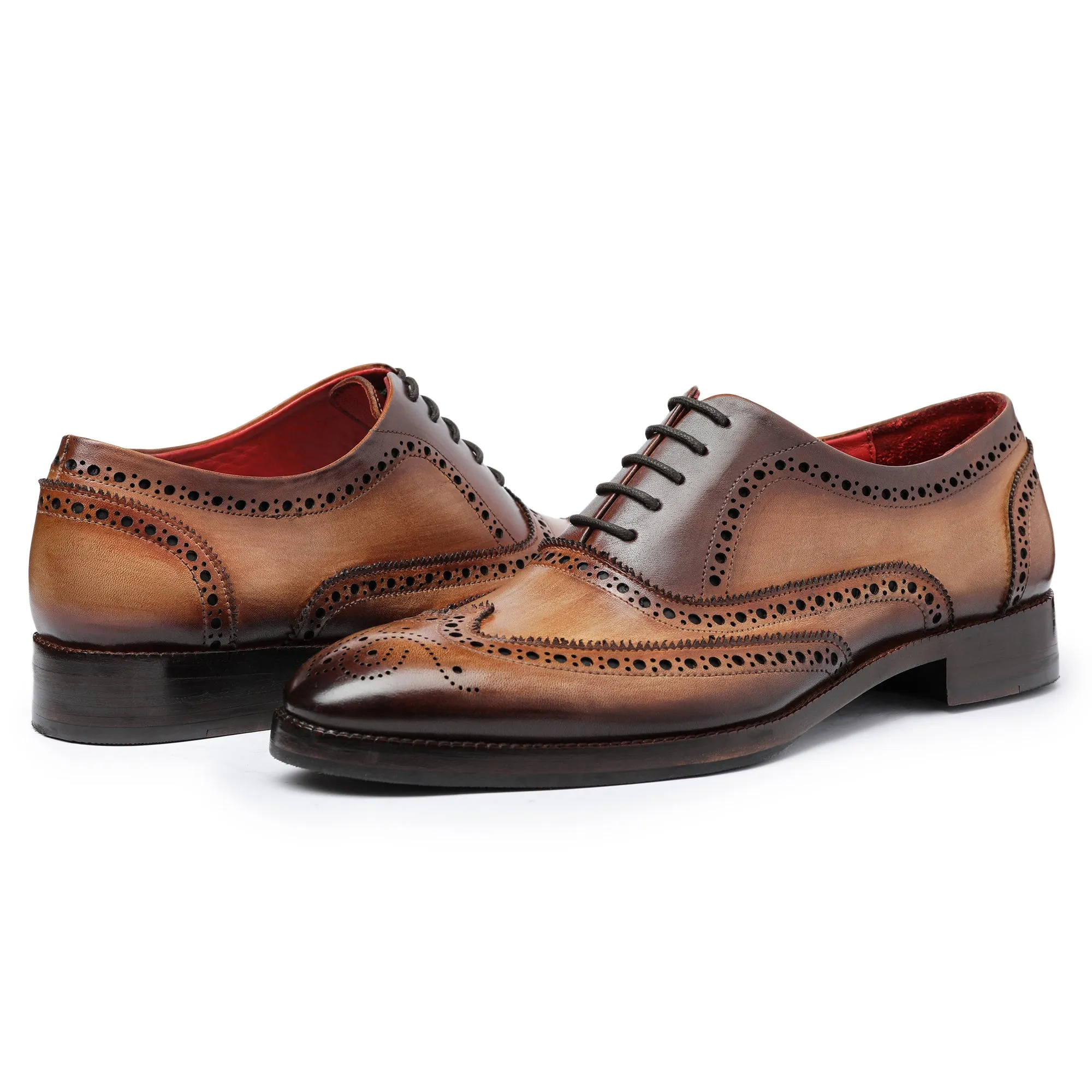 Wingtip Brogue Oxford- Brown